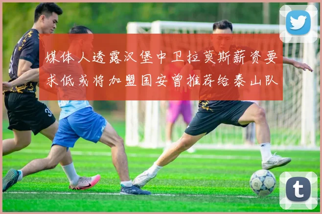 媒体人透露汉堡中卫拉莫斯薪资要求低或将加盟国安曾推荐给泰山队