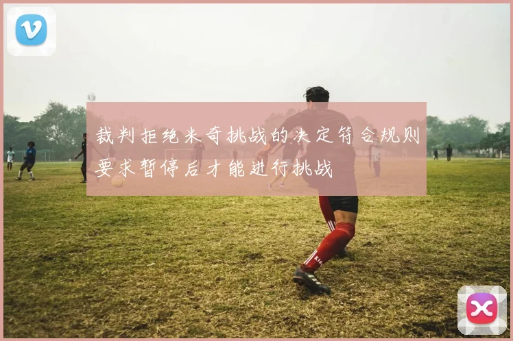 裁判拒绝米奇挑战的决定符合规则要求暂停后才能进行挑战